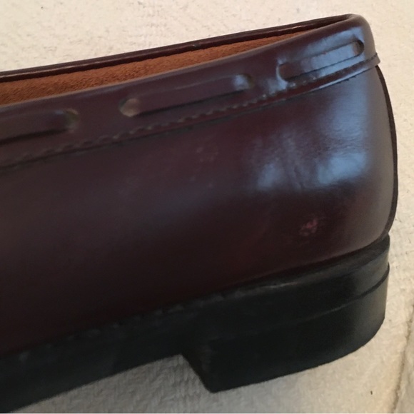 Men’s Dexter Handsewn Leather Shoes in Oxblood Colour, 11 Wide - Picture 10 of 12